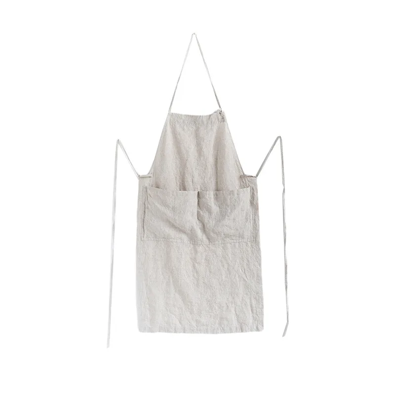Linum Home Textiles - Avental 100% Linho Puro Liso, Simples,