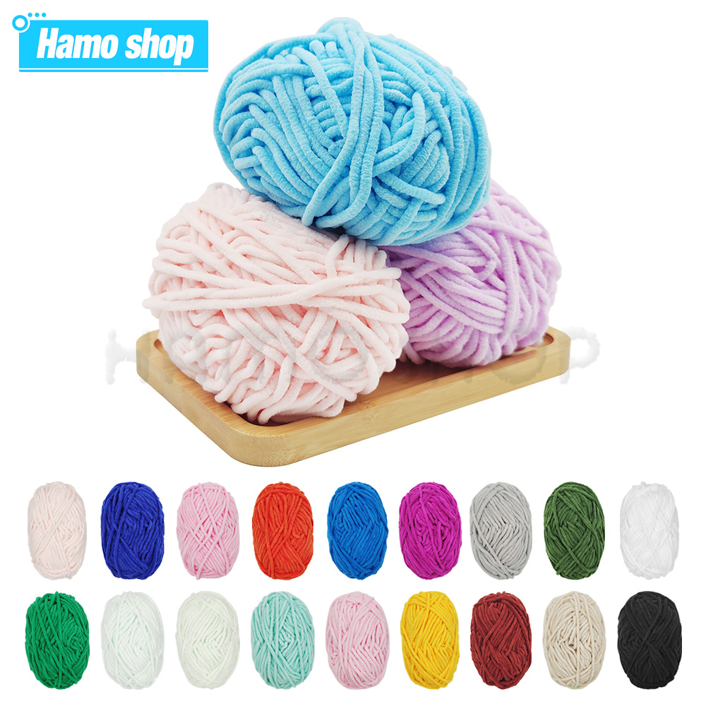 Wool Blanket Herringbone - Fio de Lã Chenille Macio com