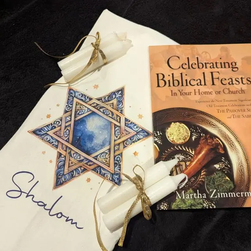 Home Textiles Towel - Toalha de cozinha hanukkah: estrela de