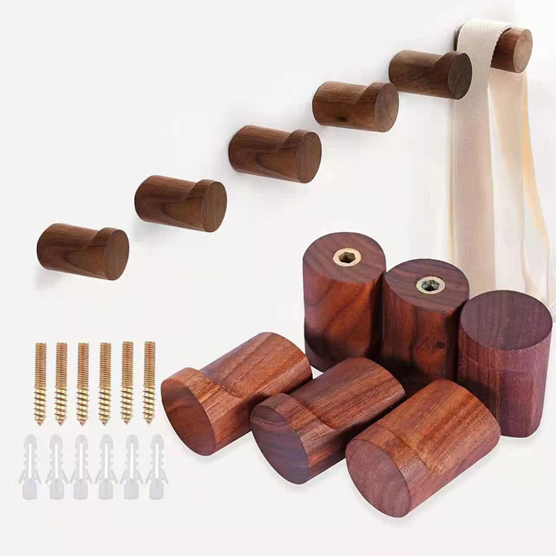 Home Textiles Towel - Modern Minimalista Beech Wood Coat Hook,
