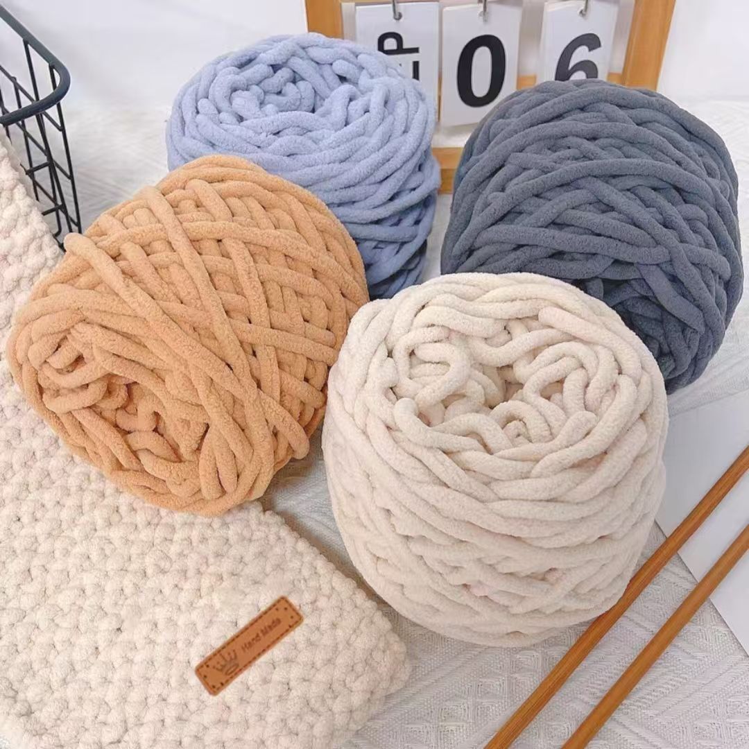 Wool Blanket Herringbone - Fio De Tricô De Chenille para