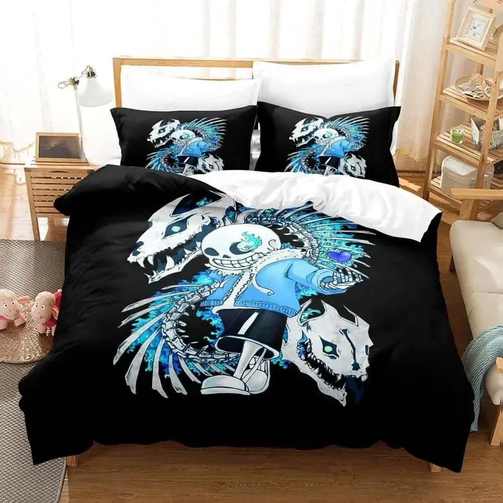 Home Textiles Bedding - Desenhos animados undertale sans conjunto de