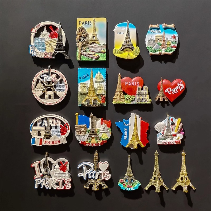 Home Textiles France - Torre eiffel frança 3d ímãs de