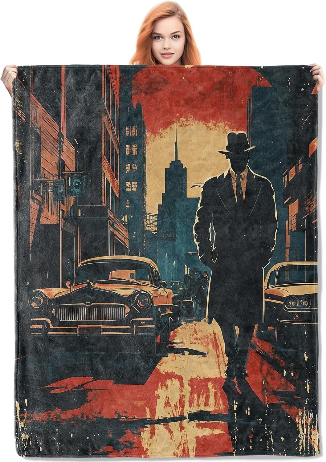 Home Textiles Towel - Noir detetive cobertor presentes para mulheres