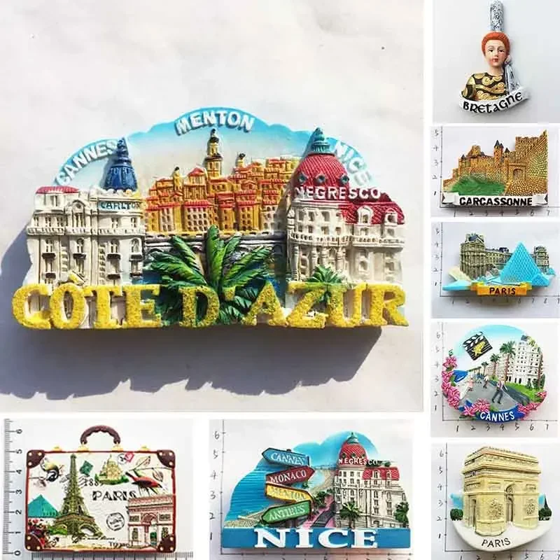 Home Textiles France - França paris geladeira ímã lembrança carcassonne