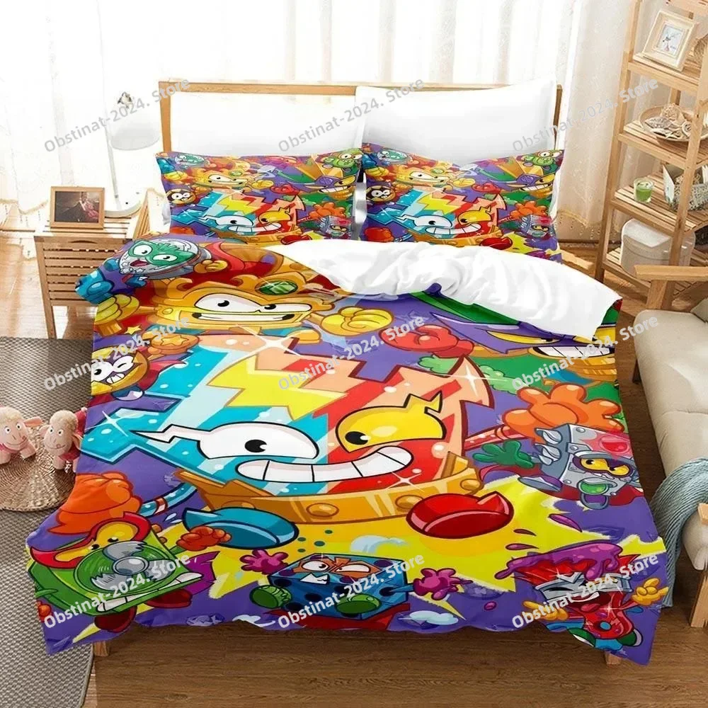 Home Textiles Bedding - 3d impressão anime super zings conjunto