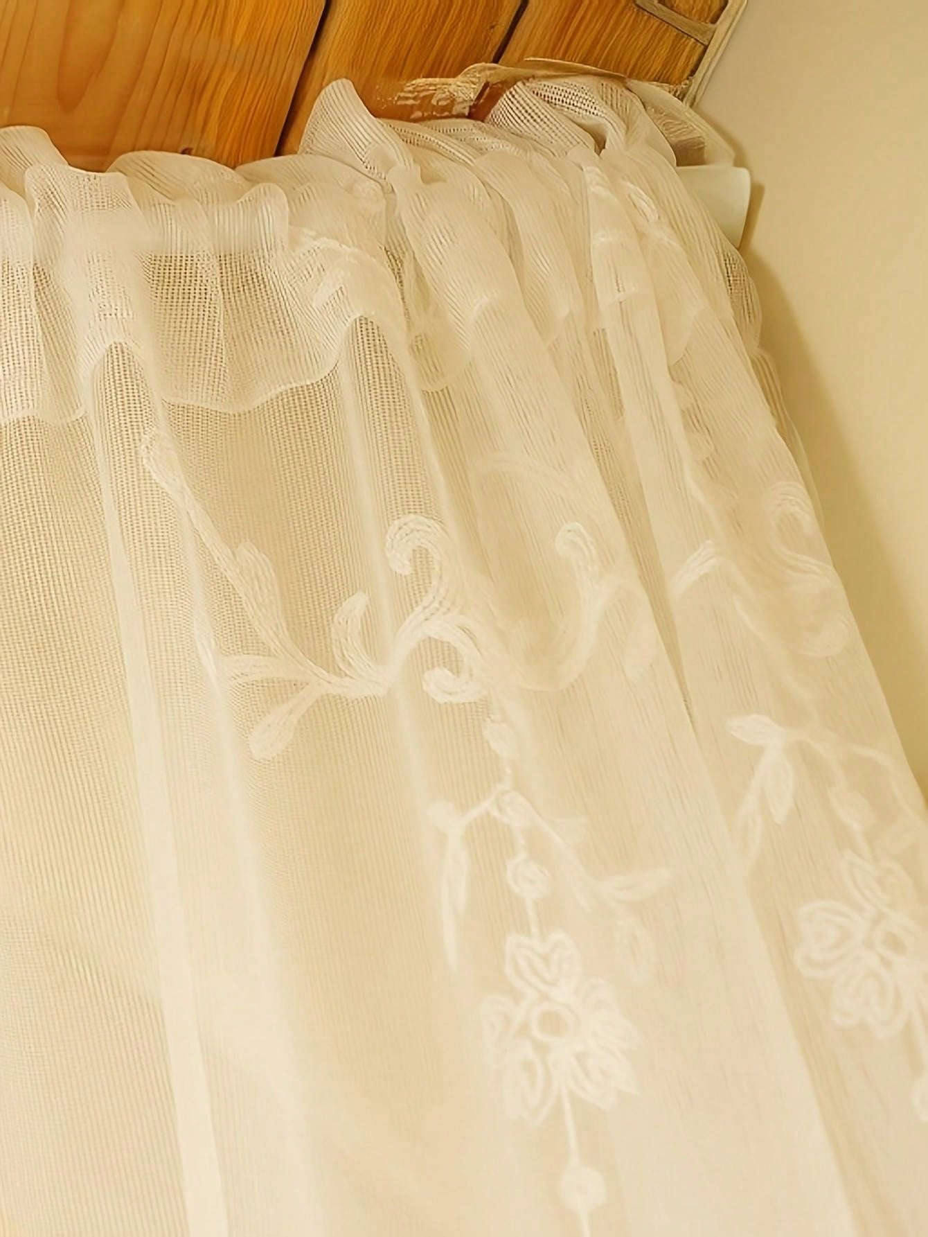 1 Peça Cortina Francesa Vintag - Home Textiles France avaliação e preço