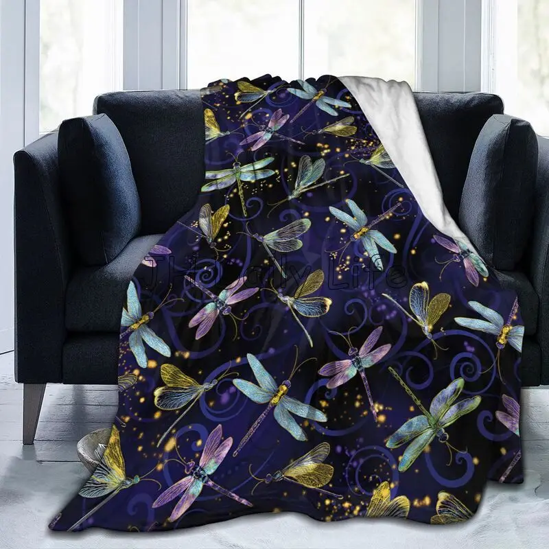 Libélula galáxia cobertor de l - Galaxy Home Textiles avaliação e preço