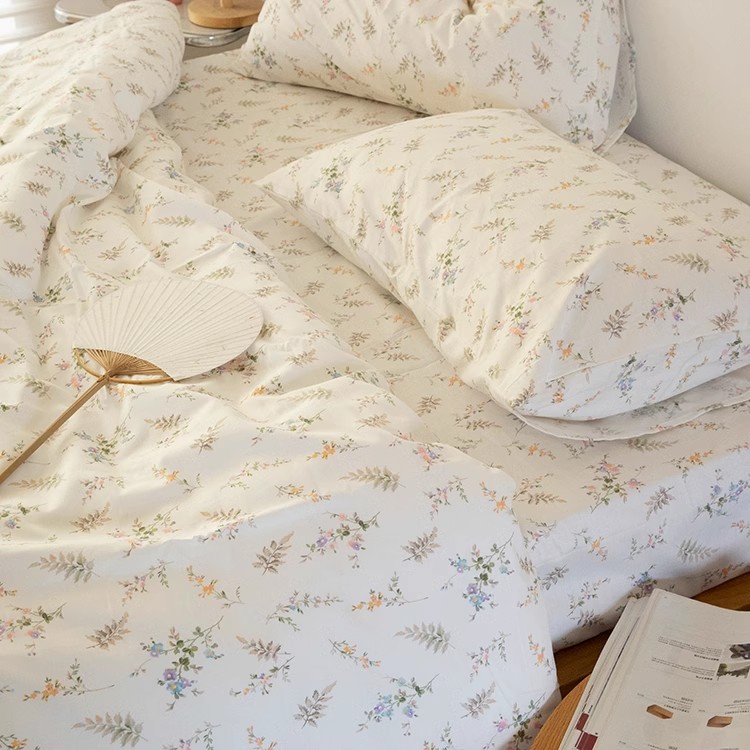 Conjunto de cama floral pastor - Home Textiles Bedding avaliação e preço