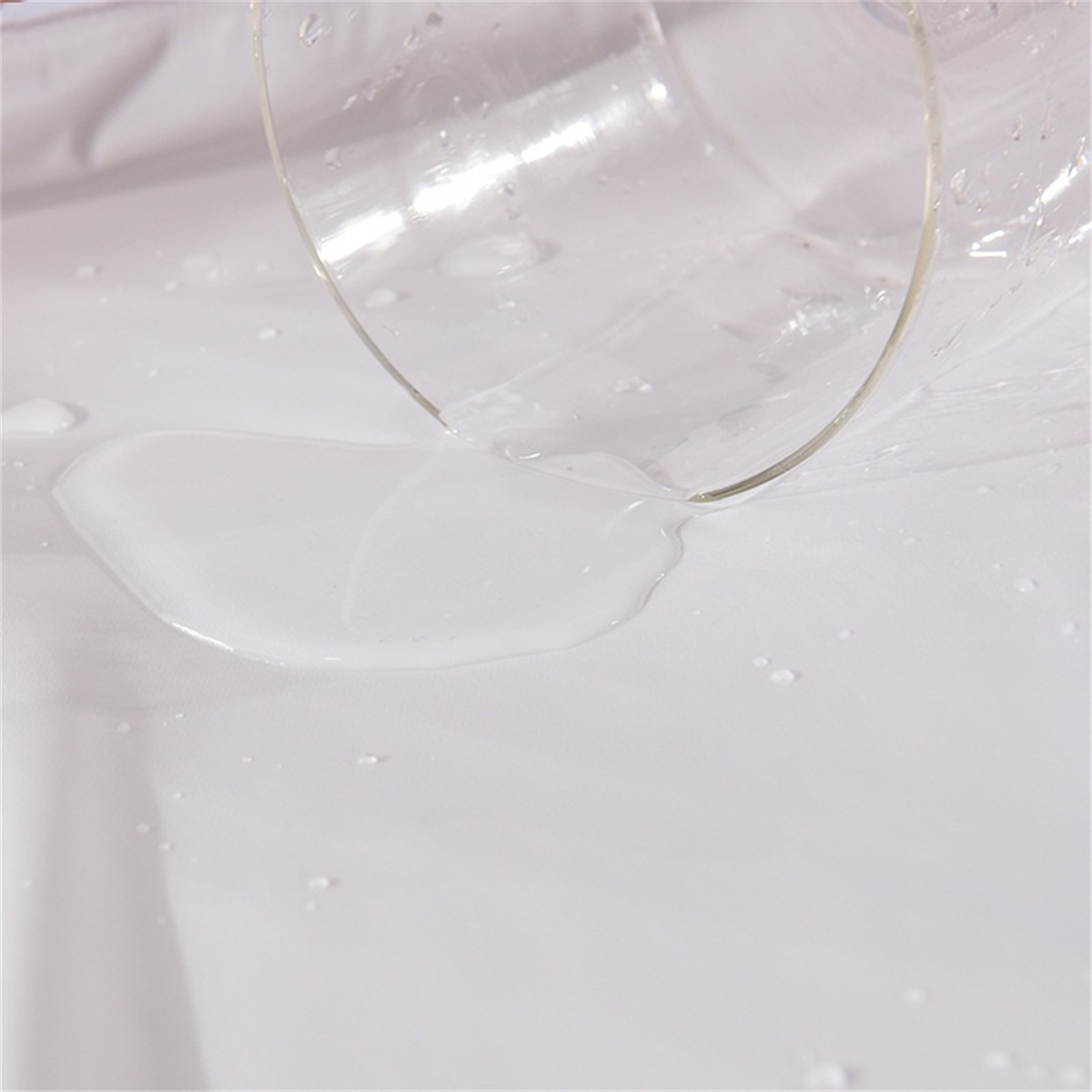 Tampa impermeável lisa do prot - Mattress Pad Topper avaliação e preço