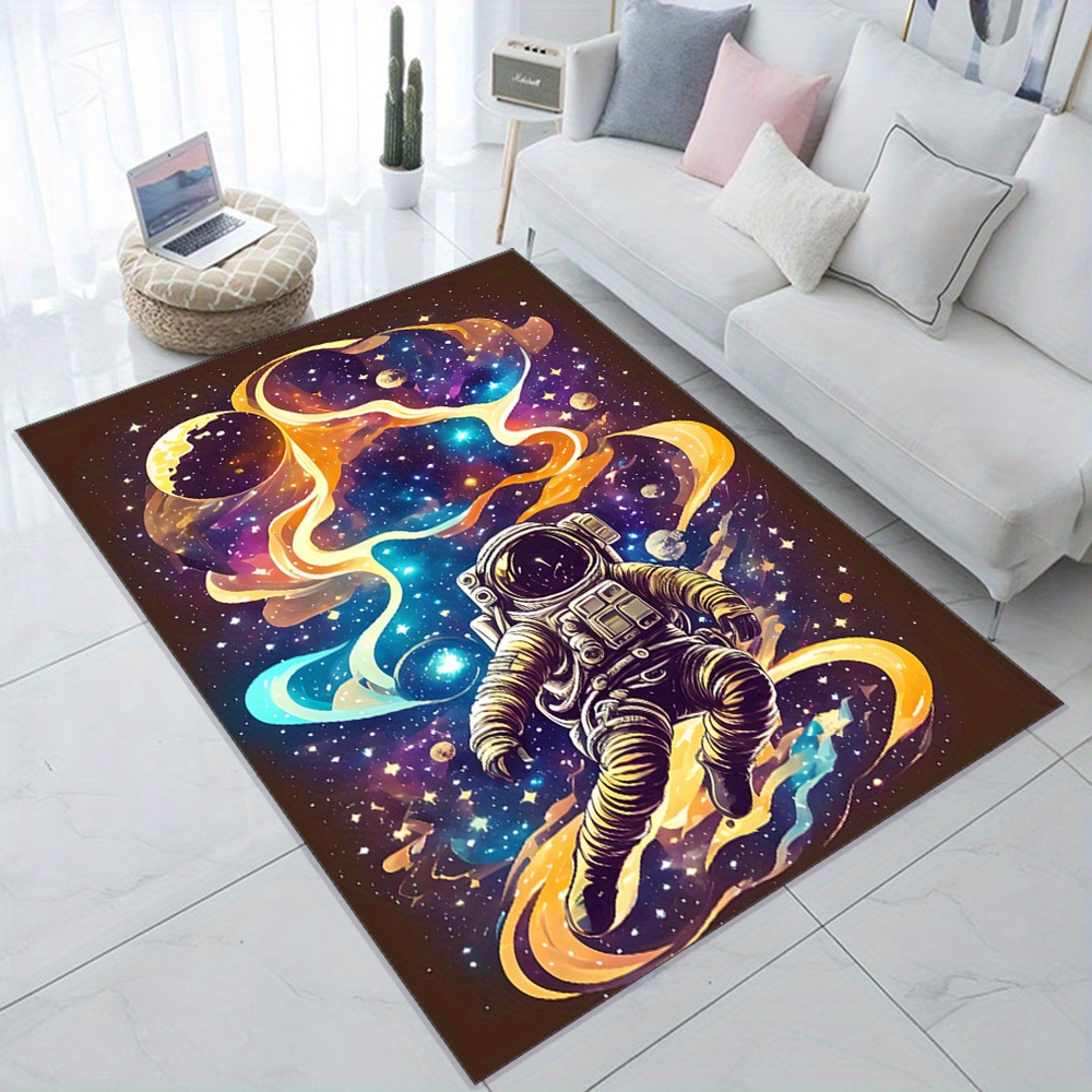 Tapete Spaceman Area – Tapete  - Galaxy Home Textiles avaliação e preço