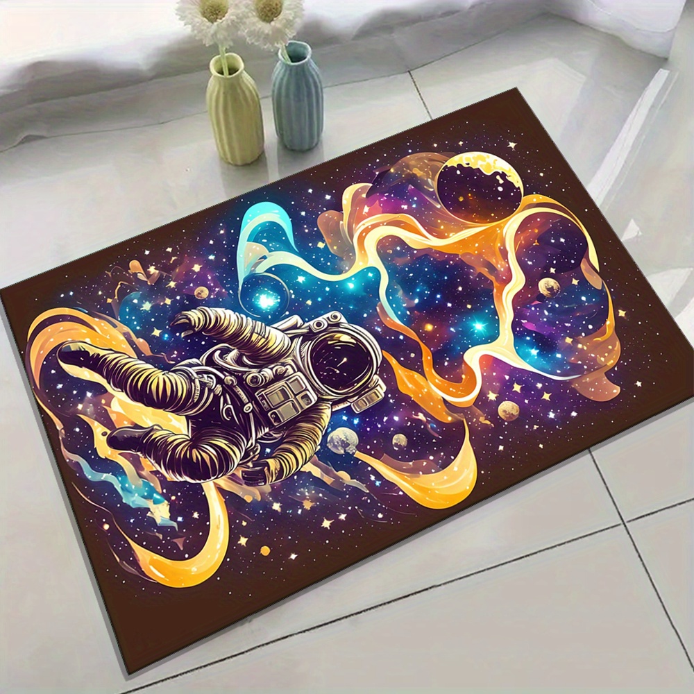 Tapete Spaceman Area – Tapete  - Galaxy Home Textiles avaliação e preço