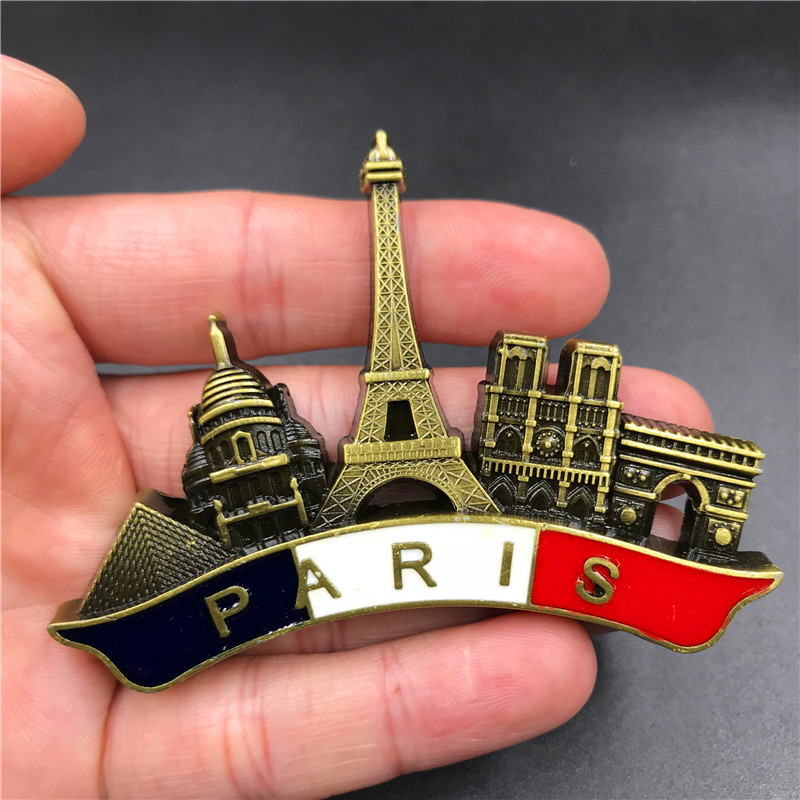 França paris metal 3d ímã boni - Home Textiles France avaliação e preço
