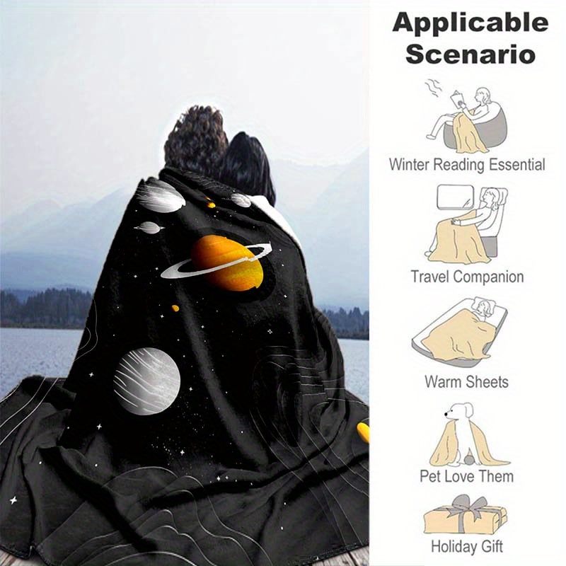 Manta de Flanela Espacial com  - Galaxy Home Textiles avaliação e preço
