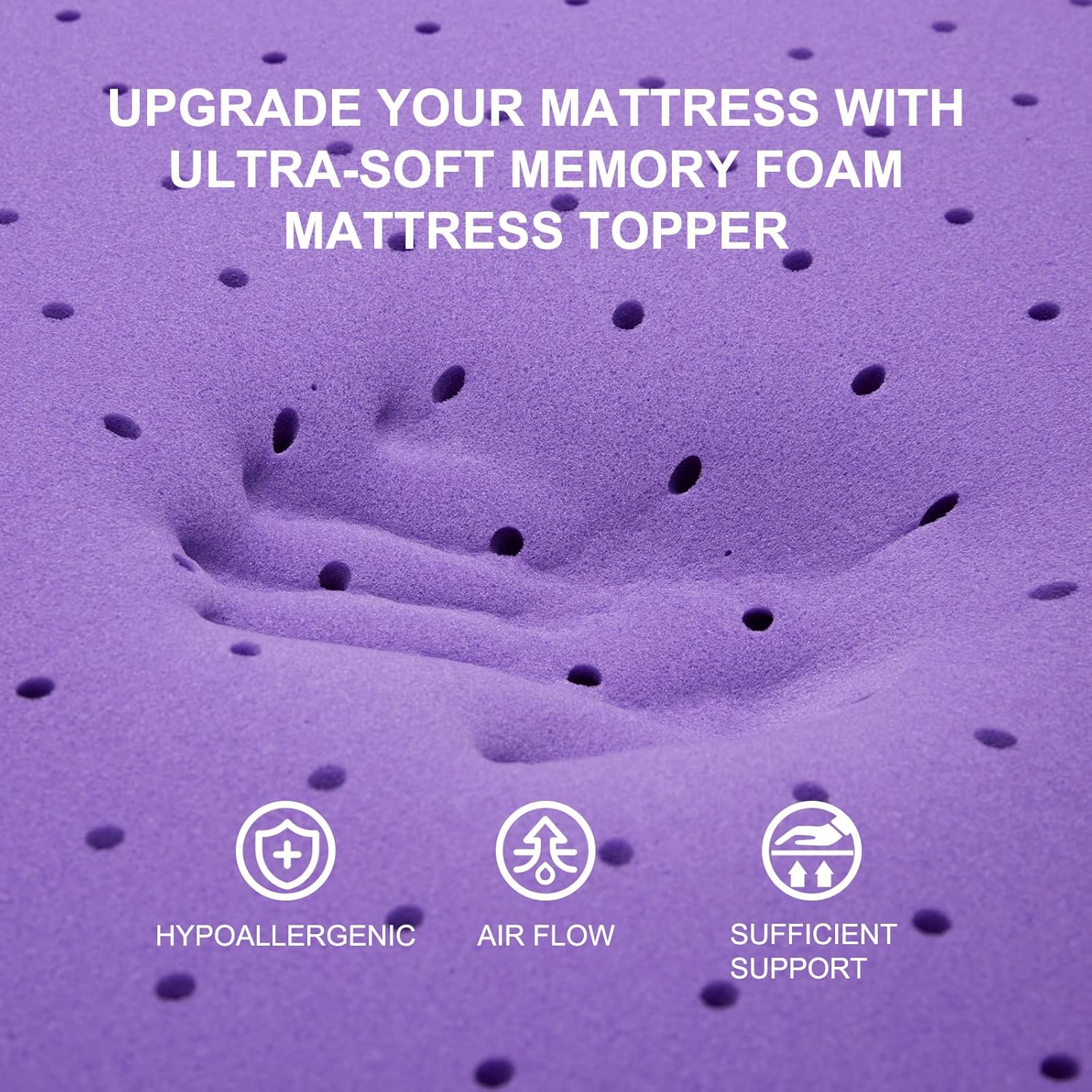 Colchão de Espuma Gel com Memó - Mattress Pad Topper avaliação e preço