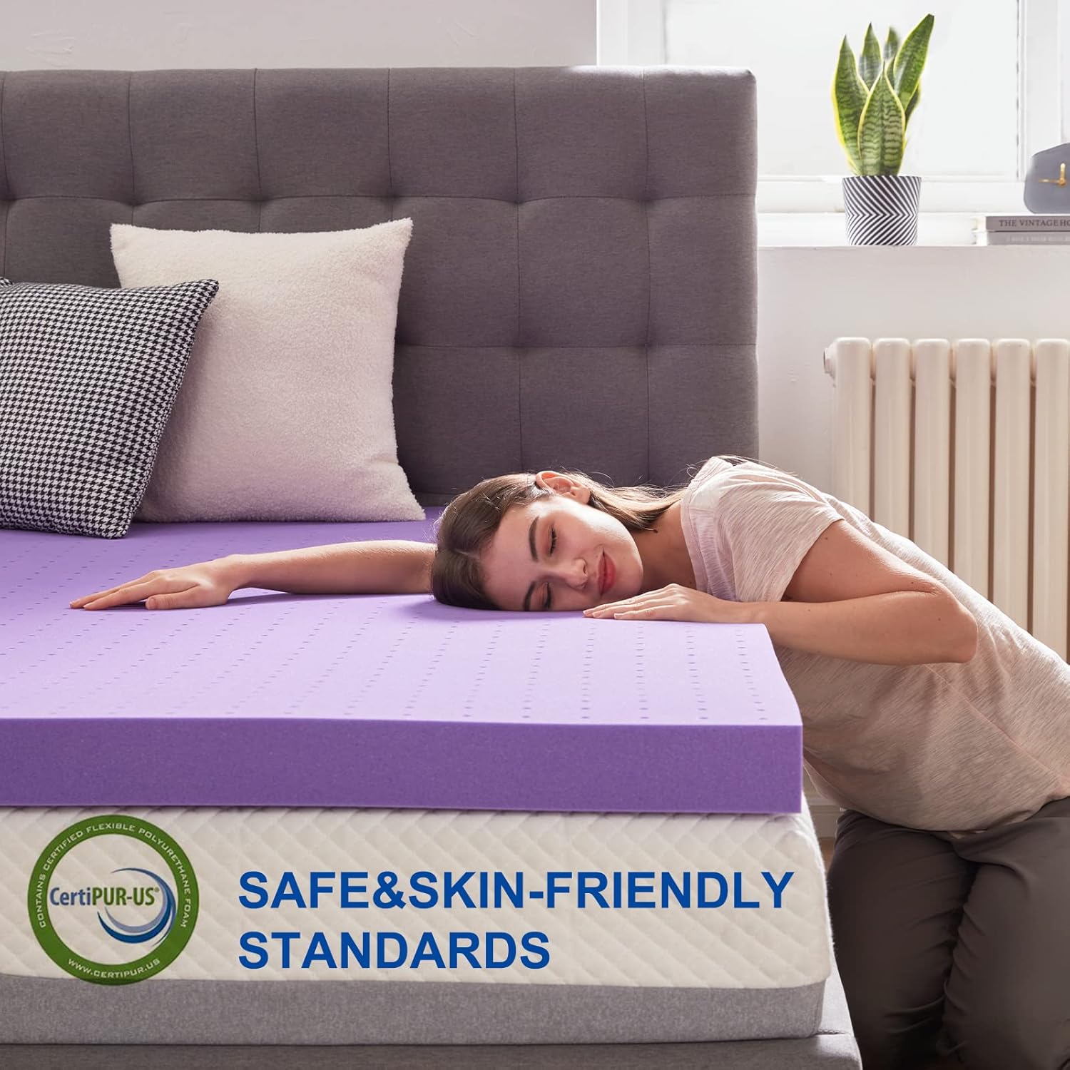 Colchão de Espuma Gel com Memó - Mattress Pad Topper avaliação e preço