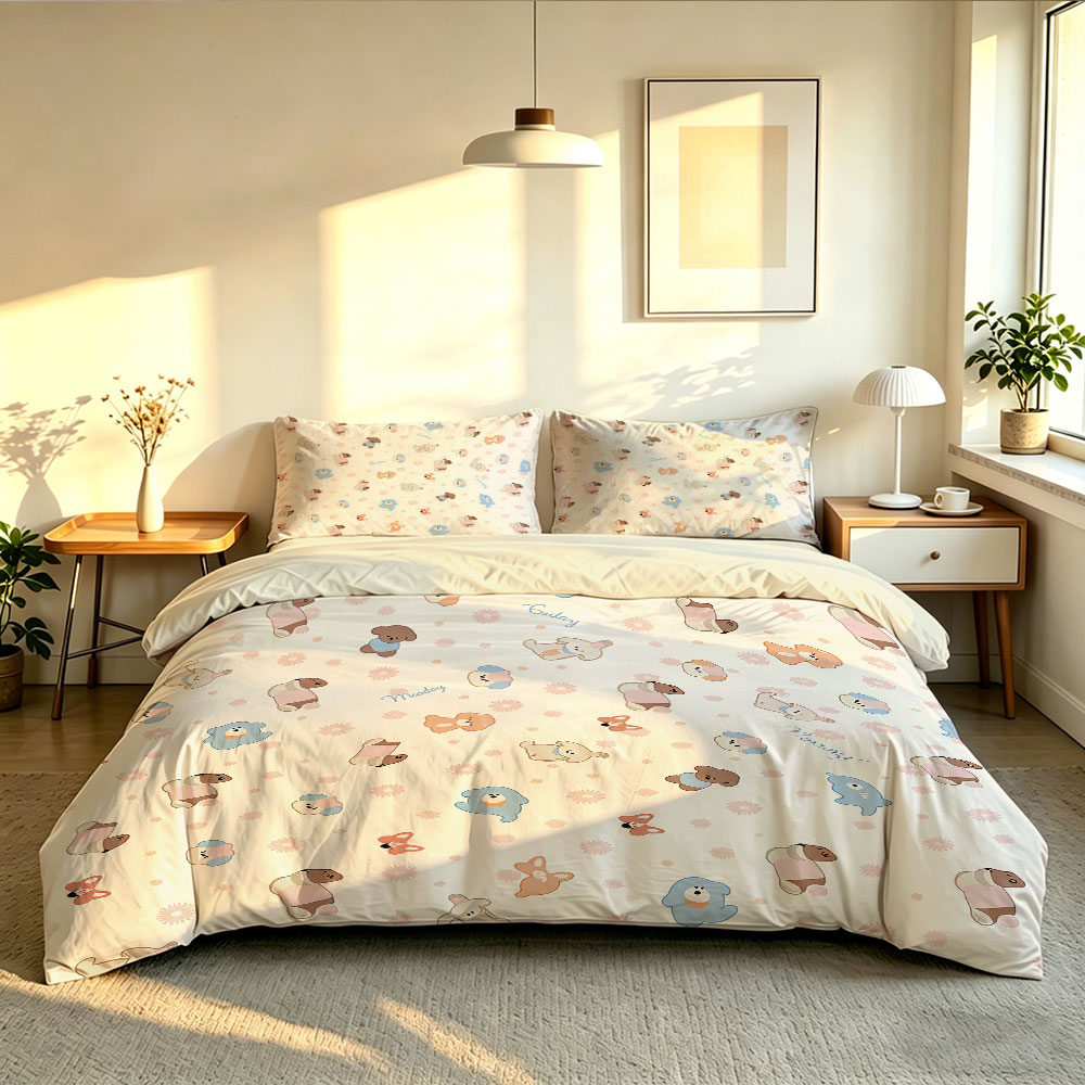 Conjunto de Capa de Edredom co - Home Textiles Bedding avaliação e preço