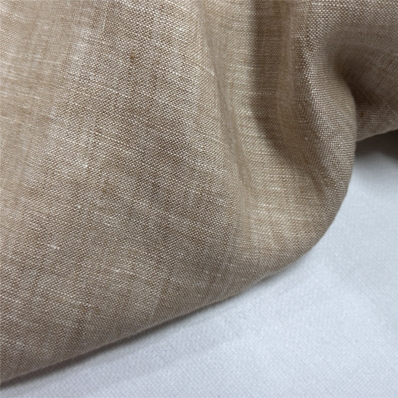 Tecido de Linho Puro Marrom Cl - Linum Home Textiles avaliação e preço