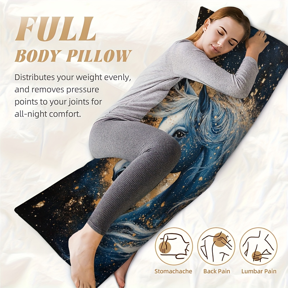 1pc Capa de Almofada Longa, Es - Galaxy Home Textiles avaliação e preço