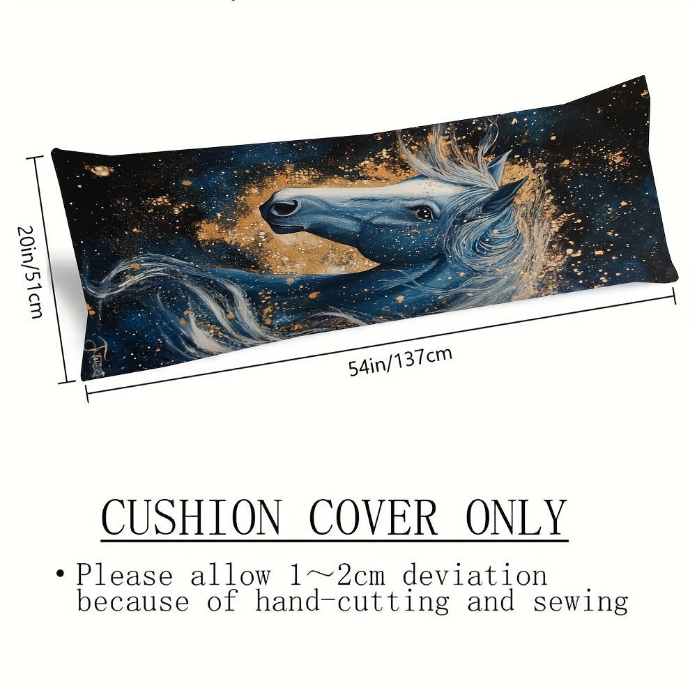 1pc Capa de Almofada Longa, Es - Galaxy Home Textiles avaliação e preço