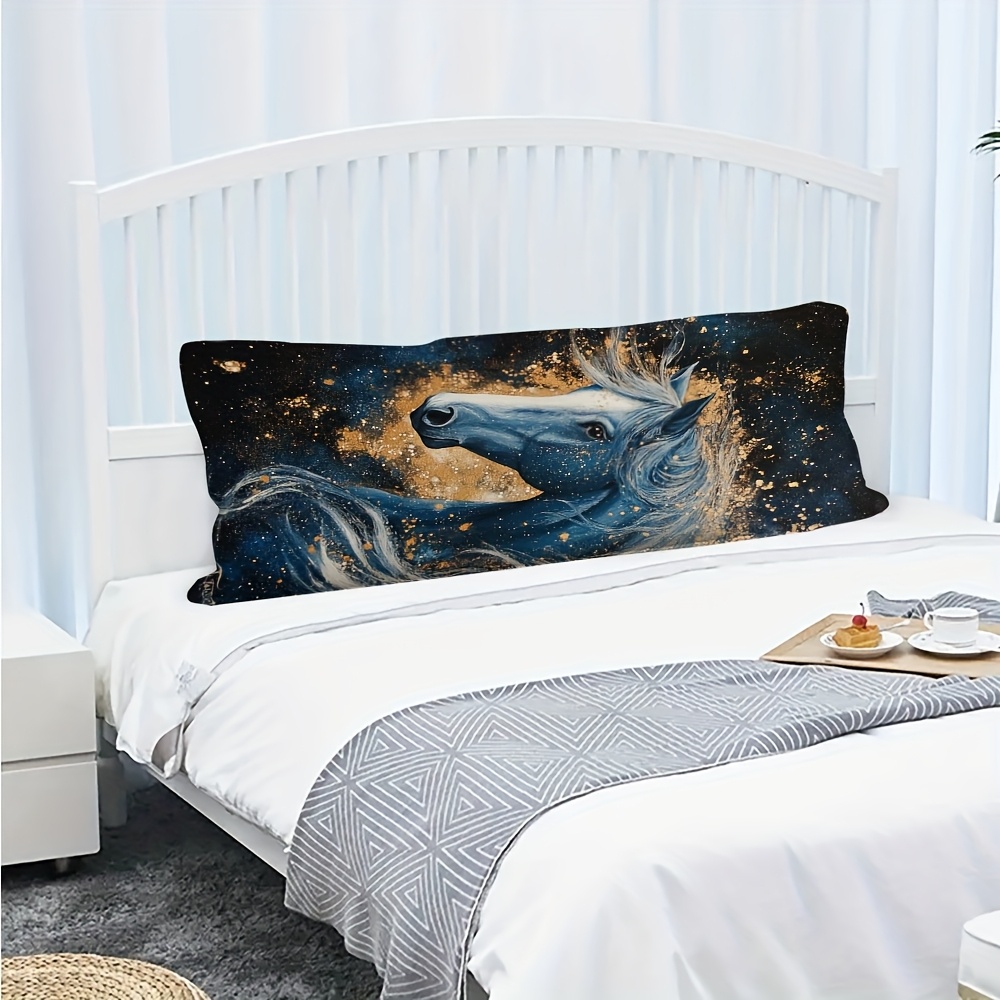 1pc Capa de Almofada Longa, Es - Galaxy Home Textiles avaliação e preço
