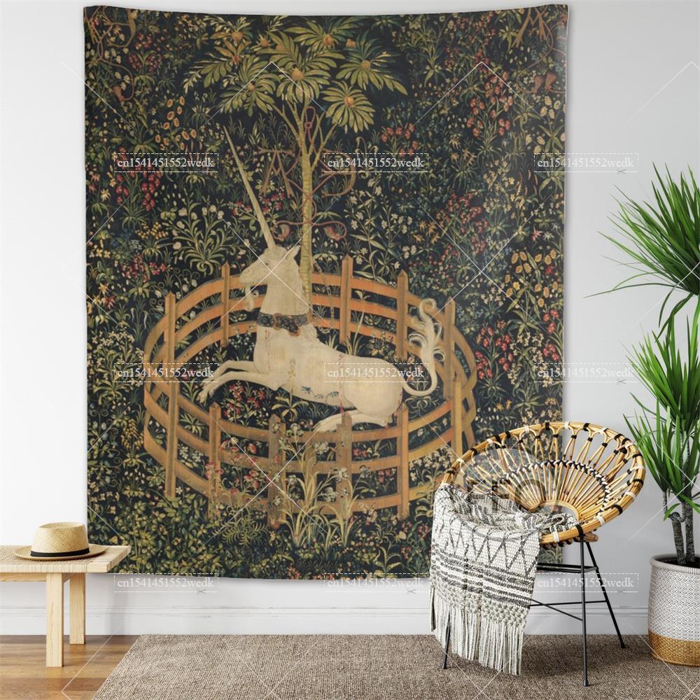 O unicórnio na tapeçaria de pa - Home Textiles Towel avaliação e preço