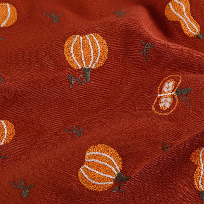 Tecido De Algodão Bordado Abób - Linum Home Textiles avaliação e preço