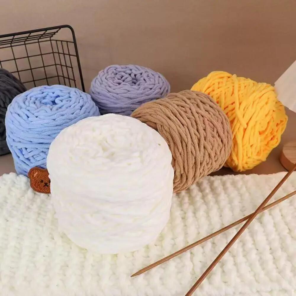 1 pçs 100g chenille tricô fio  - Wool Blanket Herringbone avaliação e preço