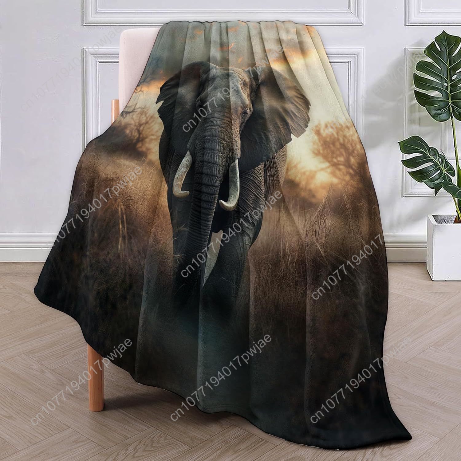 Cobertor de lã de elefante, ce - Home Textiles Towel avaliação e preço