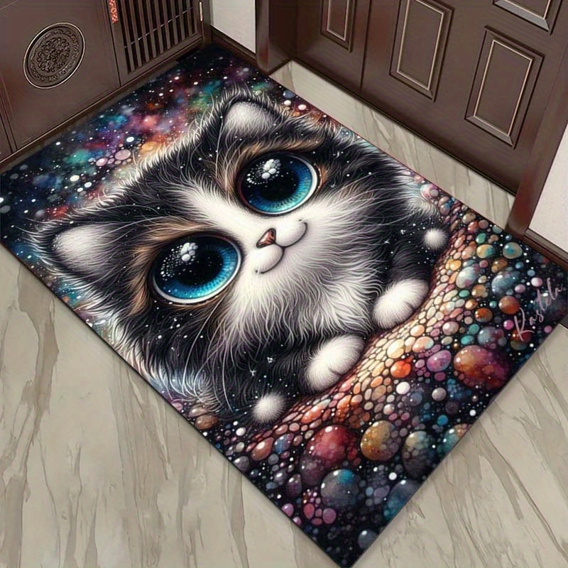 Tapete Galaxy Cat para quartos - Galaxy Home Textiles avaliação e preço