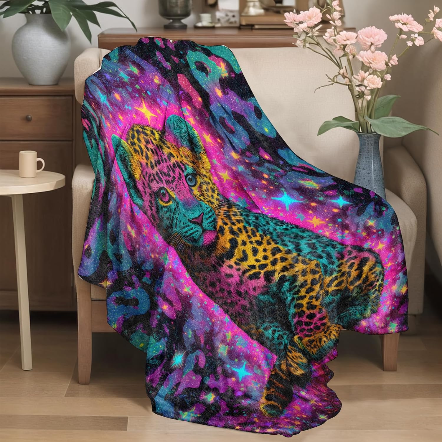 Galáxia leopardo cobertor colo - Galaxy Home Textiles avaliação e preço