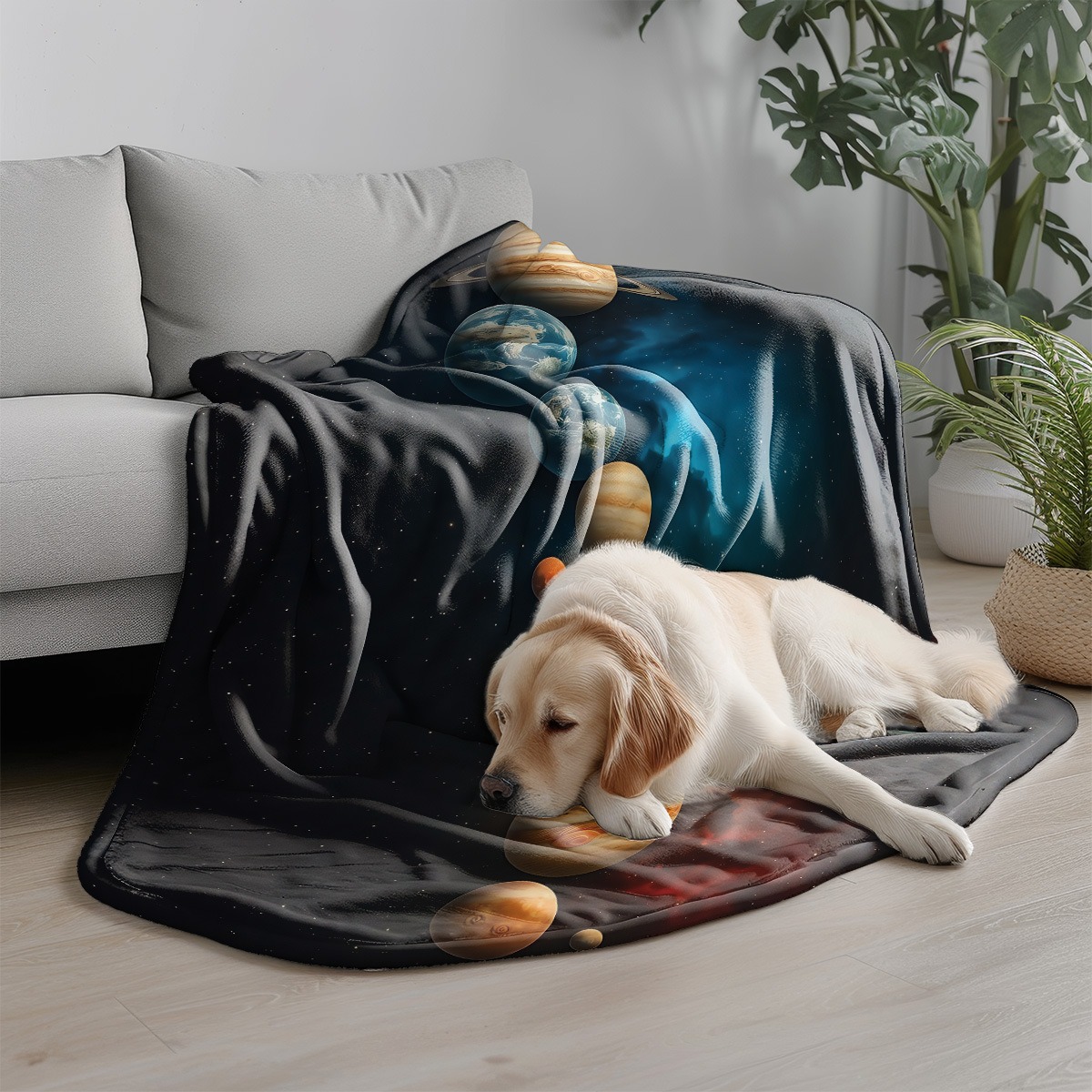 Cobertor de flanela com estamp - Galaxy Home Textiles avaliação e preço