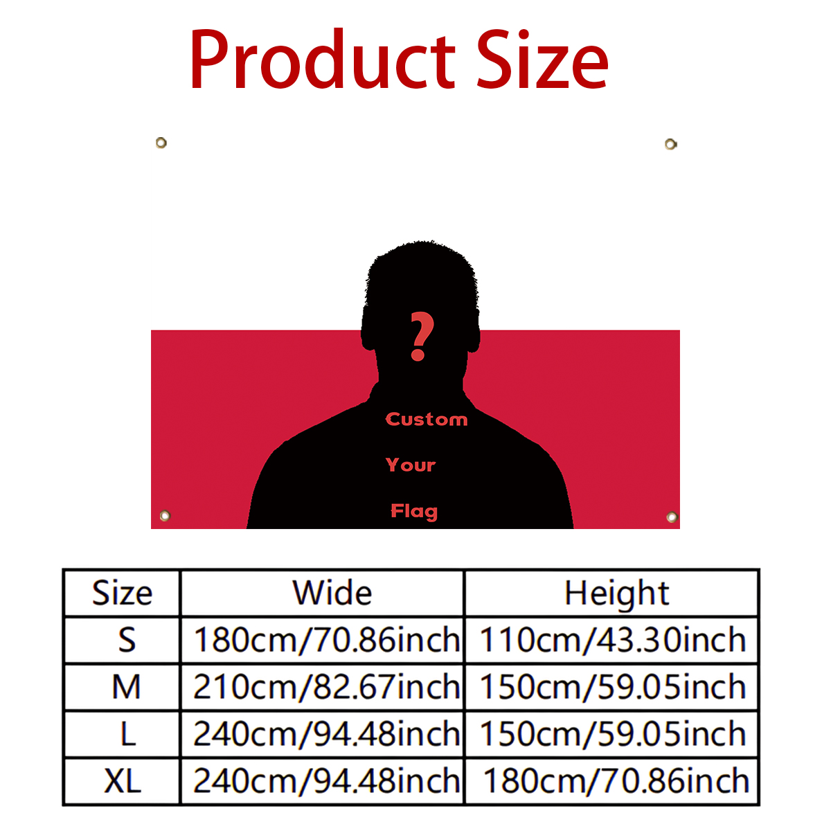 1Pc Bandeira Personalizada de  - Home Textiles Fabric avaliação e preço