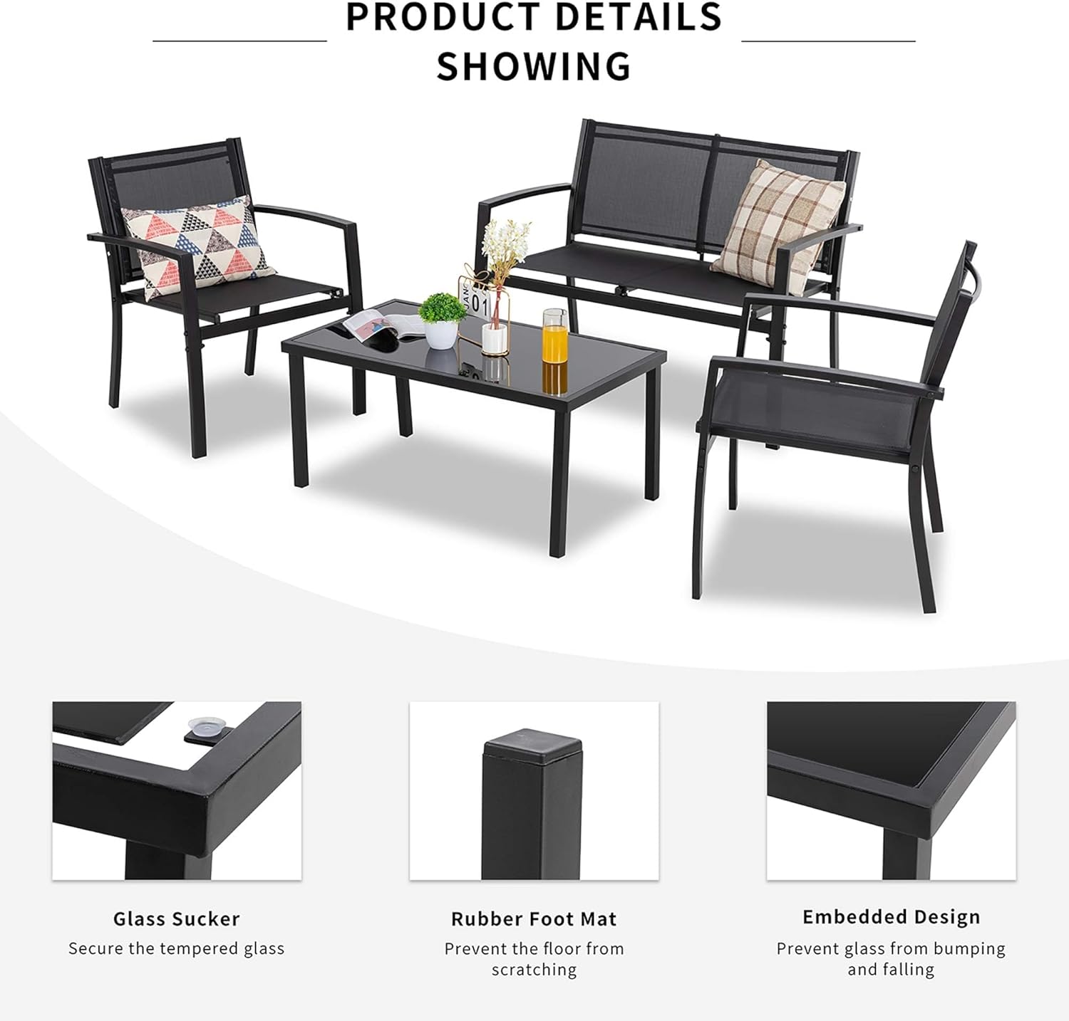 Conjunto de conversação para e - Home Textiles Fabric avaliação e preço