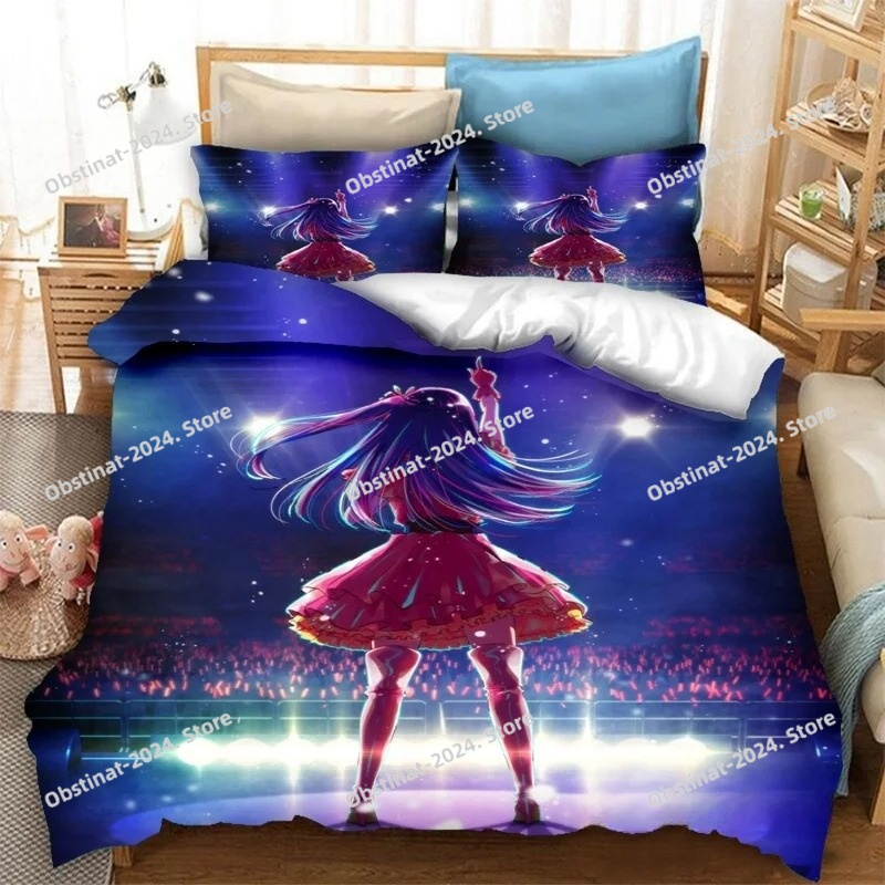 Anime oshi no ko impressão 3d  - Home Textiles Bedding avaliação e preço