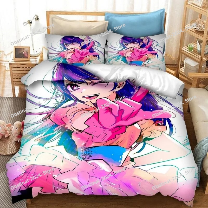 Anime oshi no ko impressão 3d  - Home Textiles Bedding avaliação e preço