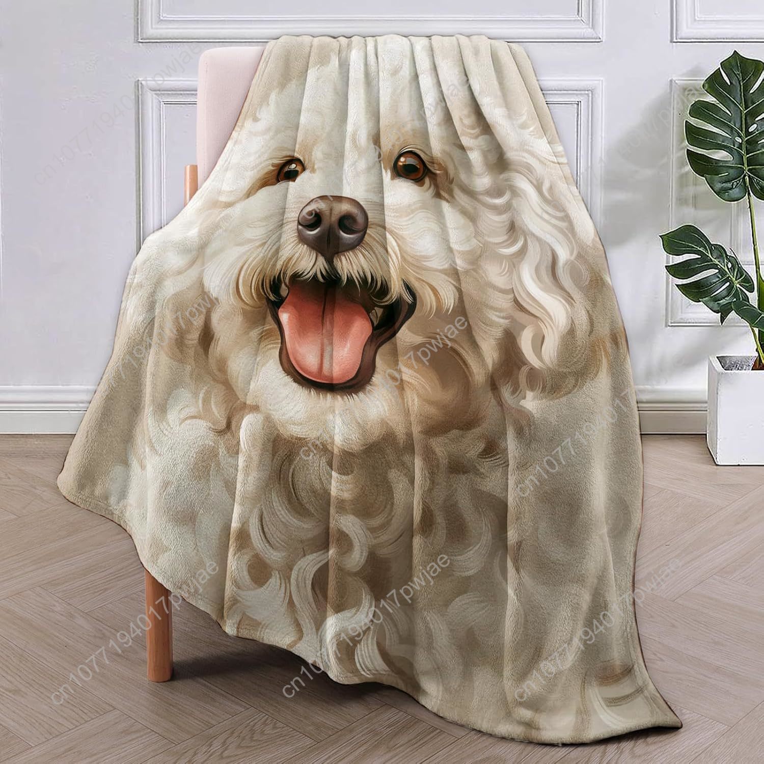 Cobertor de retrato de poodle  - Home Textiles Towel avaliação e preço