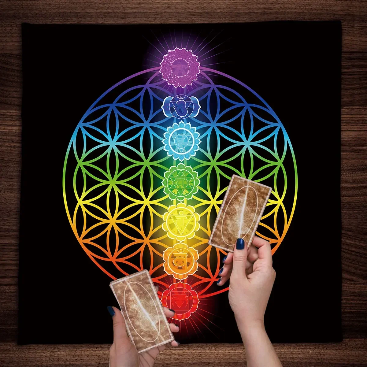 Mandala flor da vida tarô toal - Galaxy Home Textiles avaliação e preço