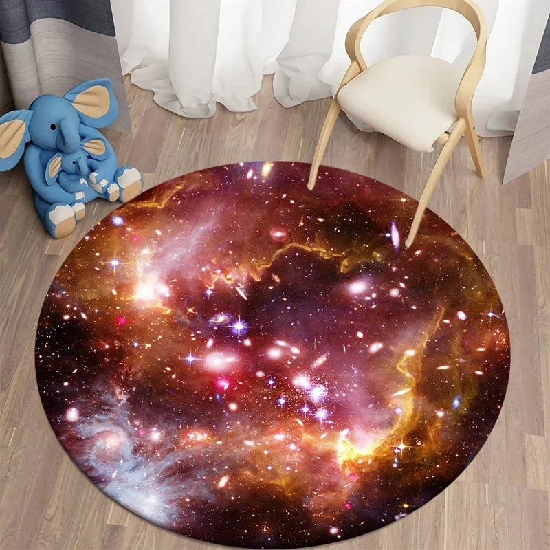 Galáxia redonda tapete univers - Galaxy Home Textiles avaliação e preço