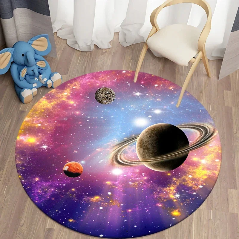 Galáxia redonda tapete univers - Galaxy Home Textiles avaliação e preço