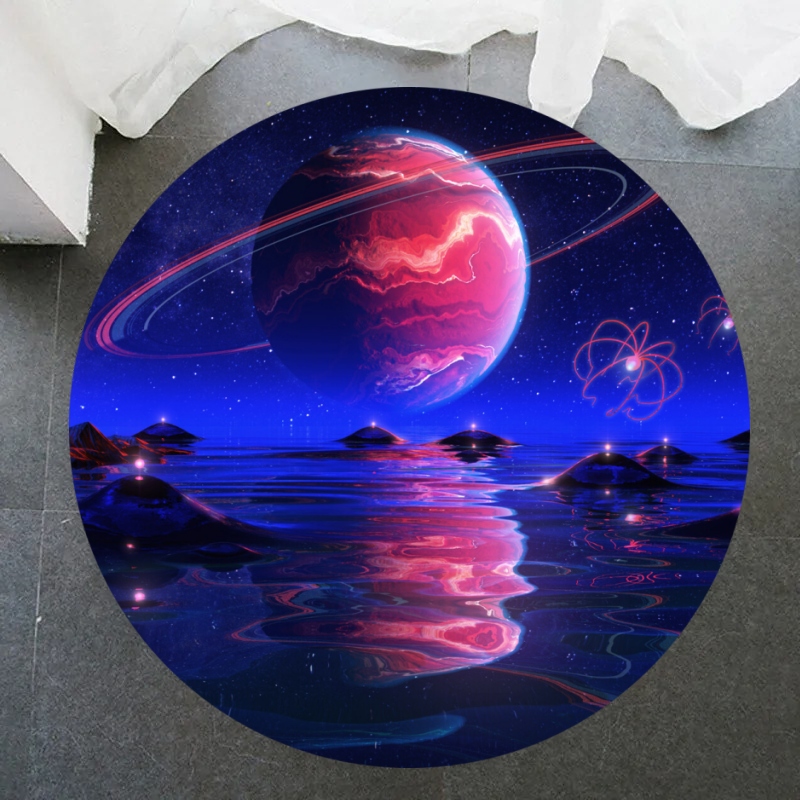Galáxia redonda tapete univers - Galaxy Home Textiles avaliação e preço